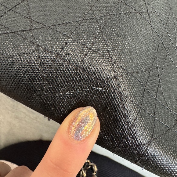 Christian Dior Medium Cannage Panarea Tote Black - Picture 8 of 12